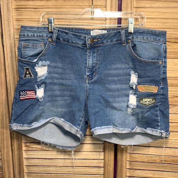 1826 Jeans Pants - Women's 1826 Denim Blue Jean Shorts Plus Size 20W